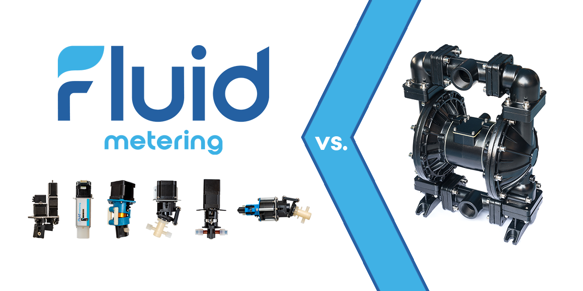 Fluid Metering's CeramPump® Valveless Piston Technology vs. Diaphragm Pumps